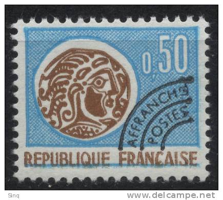 N° 128  Année 1964-69 Monnaie Gauloise, Valeur Faciale 0,50 F - 1964-1988