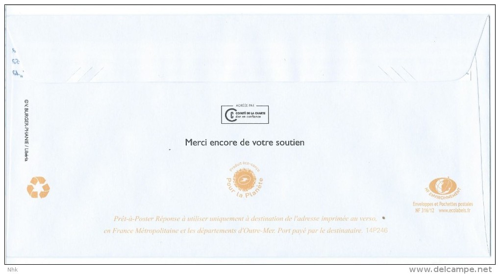 Entiers Postaux : Enveloppe Réponse Type Ciappa -Kavena ACF 14P246   ** - Prêts-à-poster:Answer/Ciappa-Kavena