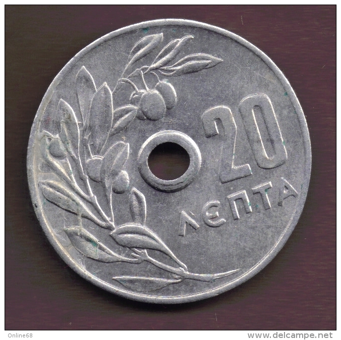 GRECE 20 LEPTA 1971 - Grèce