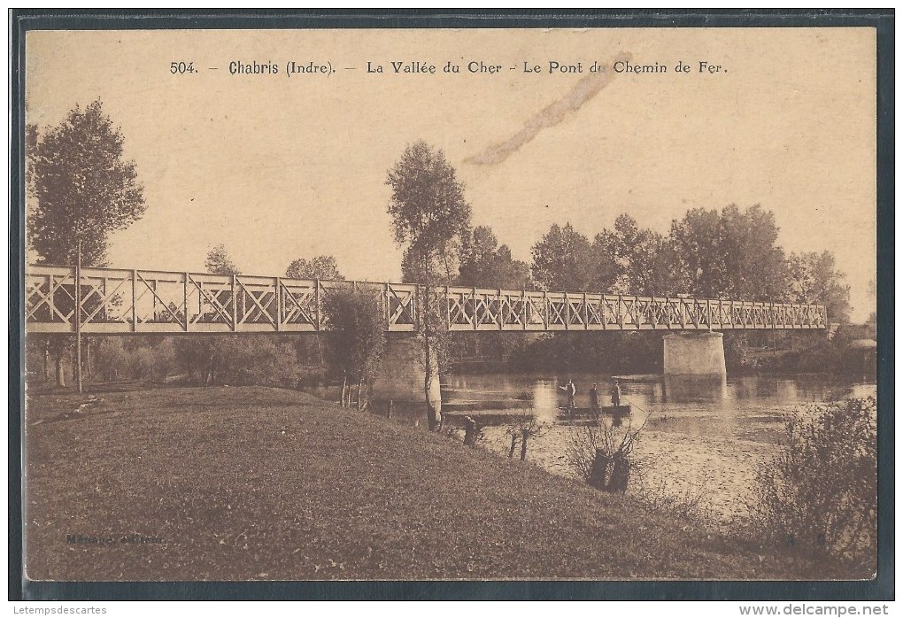 - CPA 36 - Chabris, Le Pont Du Chemin De Fer - Autres & Non Classés