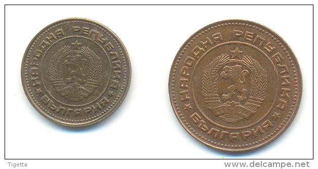 BULGARIA  COPPIA DA 2 E 5 STOTINKI  ANNO 1974 - Bulgarien