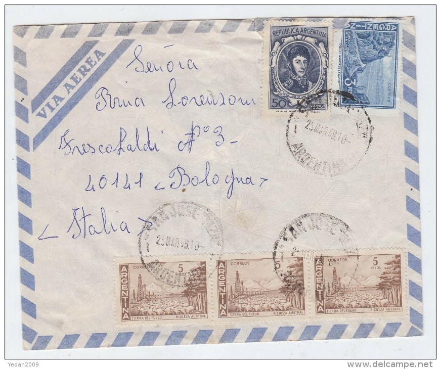 Argentina/Italy AIRMAIL COVER 1968 - Poste Aérienne