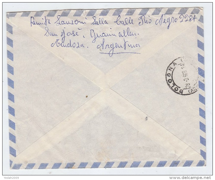 Argentina/Italy AIRMAIL COVER 1968 - Poste Aérienne