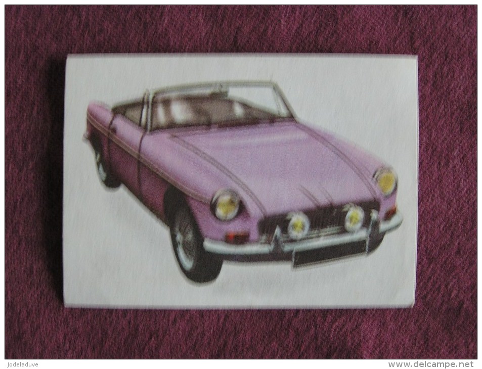 MG MGB  Chromo Auto 1964 Chocolat Jacques Eupen Automobile Trading Card Chromos Vignette - Jacques