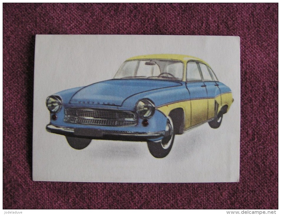 WARTBURG  Chromo Auto 1964 Chocolat Jacques Eupen Automobile Trading Card Chromos Vignette - Jacques