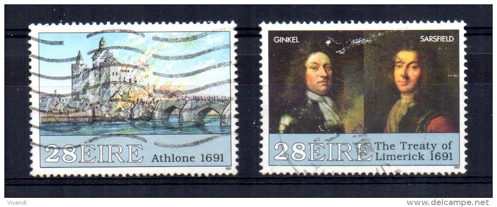 Ireland - 1991 - 300th Anniversary Of Williamite Wars (2nd Issue) - Used - Usati