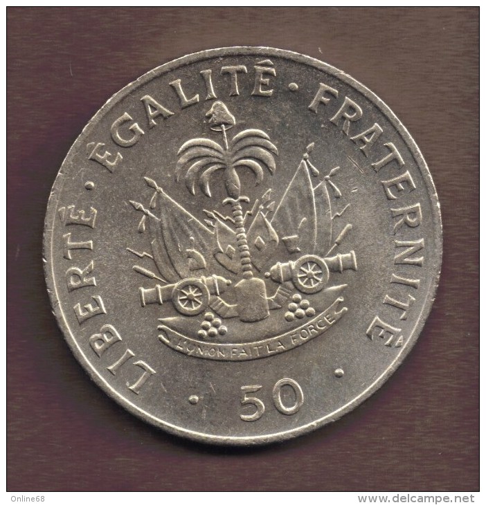 HAITI 50 CENTIMES 1991 Charlemagne Peralte 	KM# 153 - Haïti