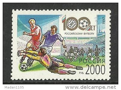 RUSSIA, USSR, 1997, The 100th Anniversary Of Russian Football.   MNH, (**) - Unused Stamps