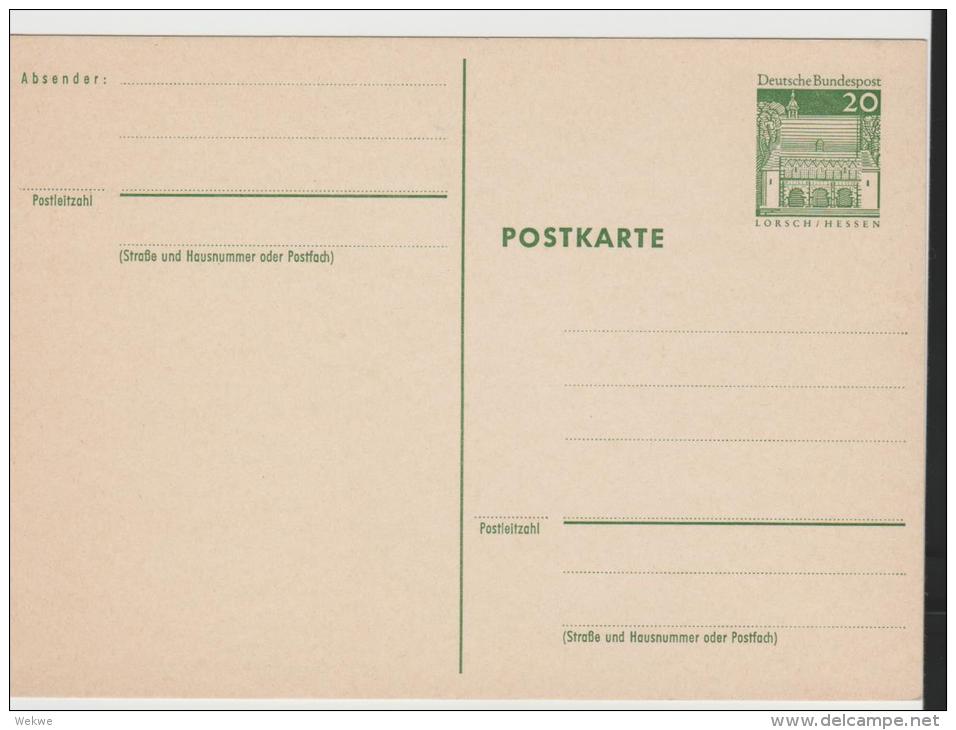 DBG058a/ BRD -   Ganzsache Kloster Lorch, 20 Pfg. - Postkarten - Ungebraucht