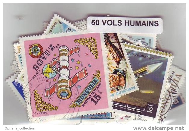 Cosmos - Vols Humains - 50 Timbres Differents - Collections