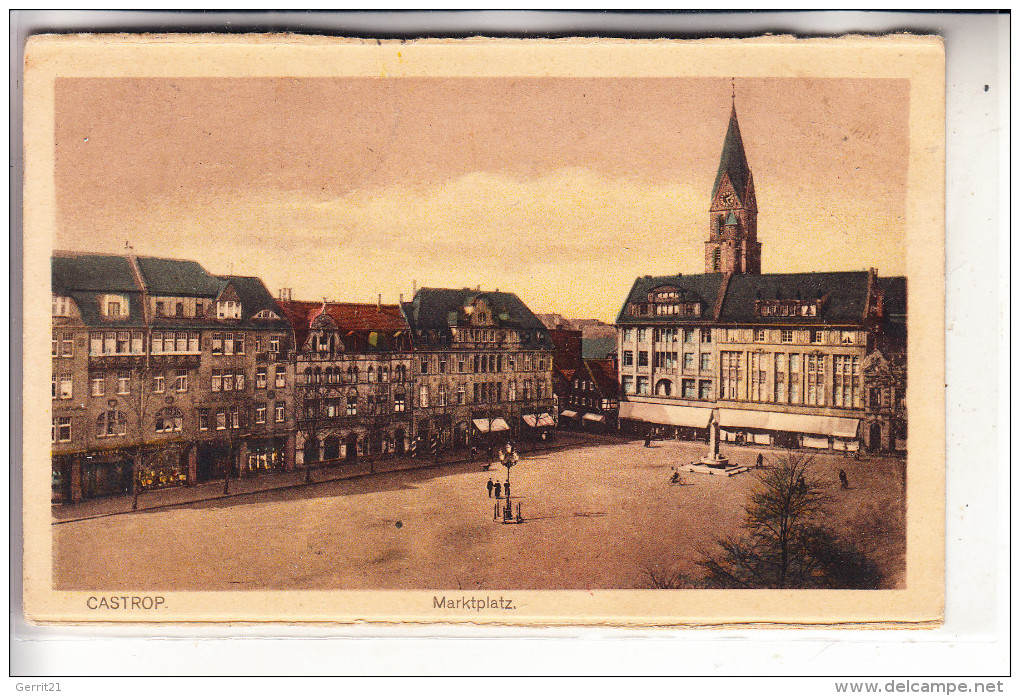 4620 CASTROP - RAUXEL. Marktplatz, 192... - Castrop-Rauxel