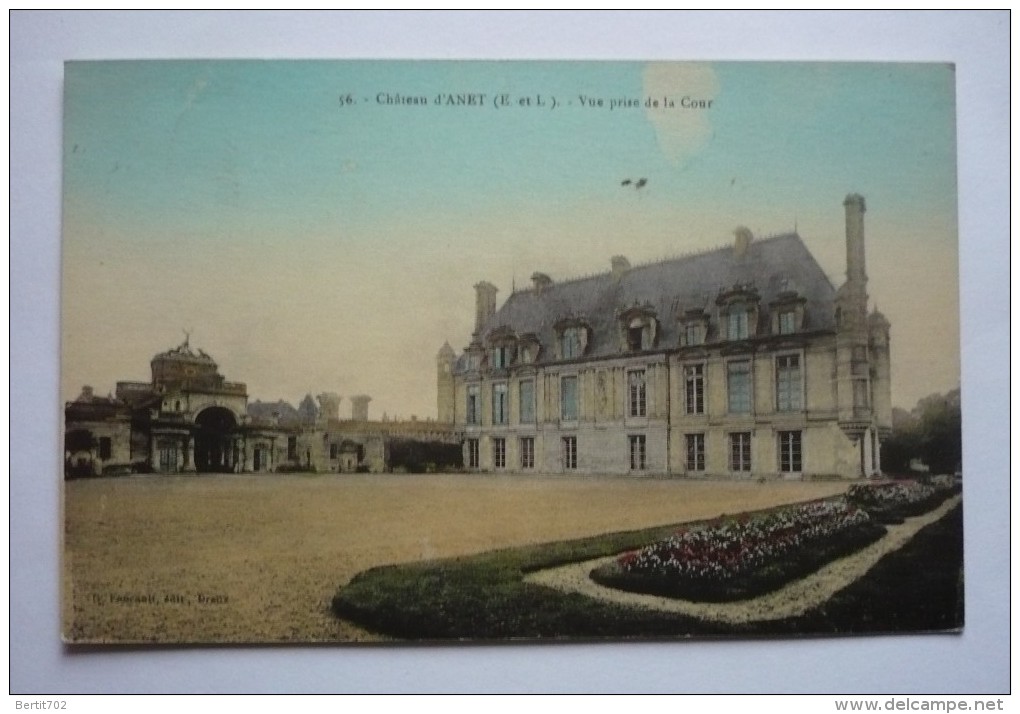 28 -chateau D'ANET - Vue Prise De La Cour - Anet