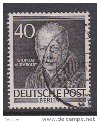 Germany Berlin 1953 Portraits 40pf Von Humboldt, Used - Used Stamps