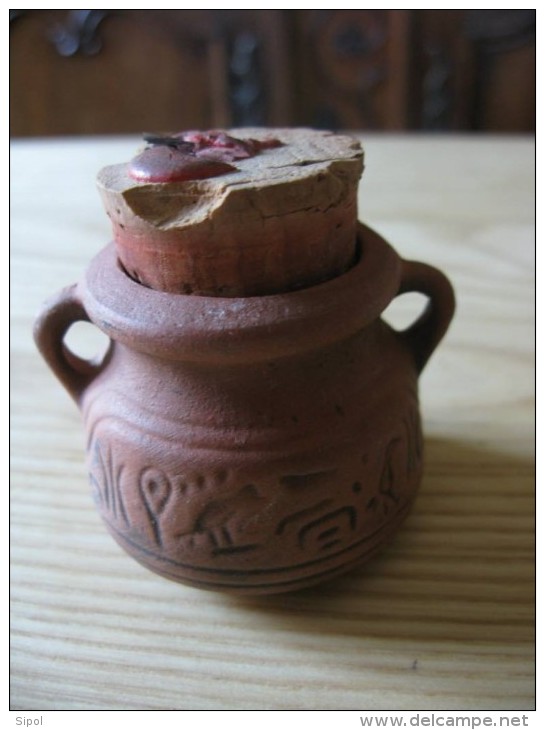 Petit Pot En Terre Avec Anses Et Bouchon Liège - Arte Orientale