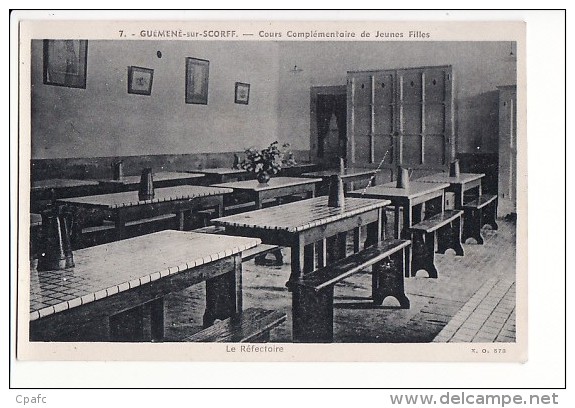 Guémené Sur Scorff - (Ecole) Cours Complémentaire De Jeunes Filles - Le Réfectoire - Guemene Sur Scorff