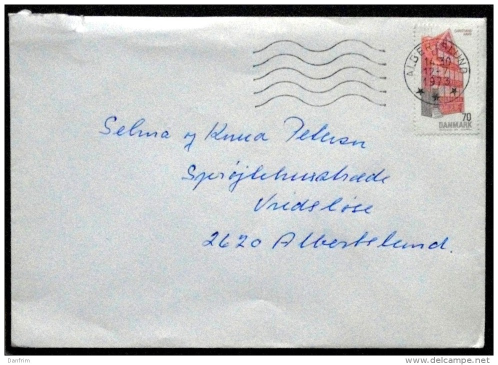 Denmark  1973  Letter Minr.538   ALBERTSLUND 12-7-1973 ( Lot 4625 ) - Storia Postale