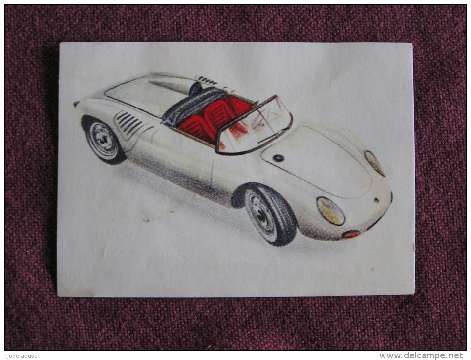 PORSCHE SPYDER RSK Chromo Auto 1962 Chocolat Jacques Eupen Automobile Trading Card Chromos Vignette - Jacques