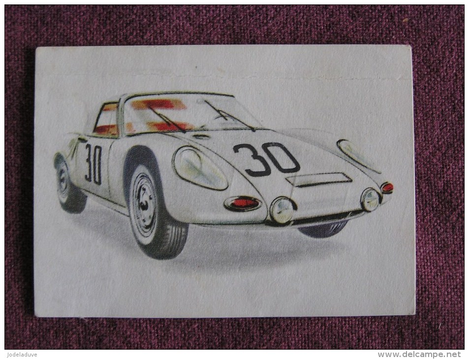 PORSCHE COUPE SPORT  Chromo Auto 1962 Chocolat Jacques Eupen Automobile Trading Card Chromos Vignette - Jacques