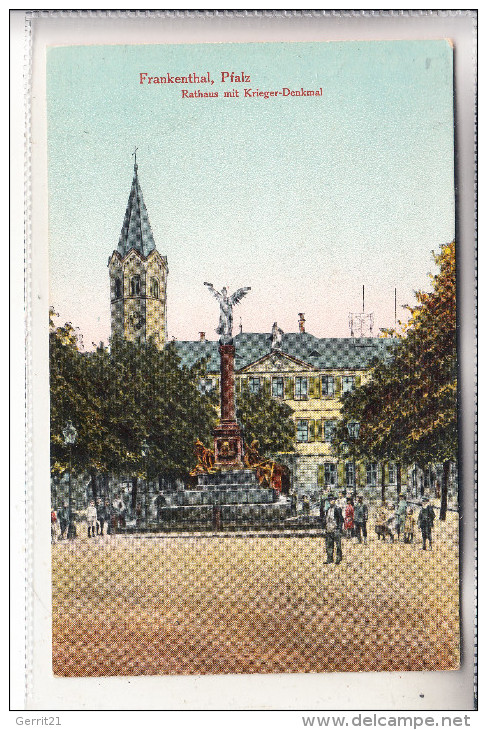 6710 FRANKENTHAL, Rathaus, Krieger-Denkmal, 1919 - Frankenthal