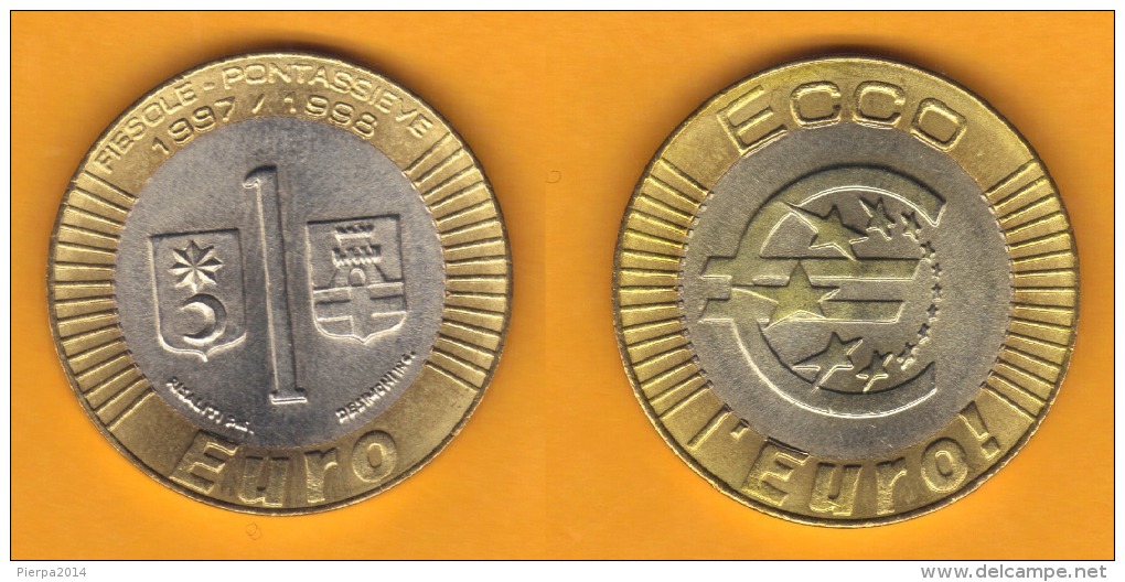 Ecco Euro Precursori Pseudoeuro Fiesole E Pontassieve 1998 - Variétés Et Curiosités