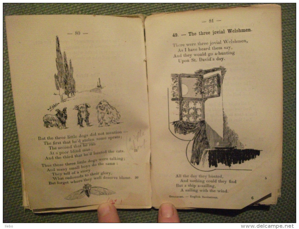 English Recitations For The Lower Forms De Guillaume Illustrated 1906 - Poésie/Pièces De Théâtre