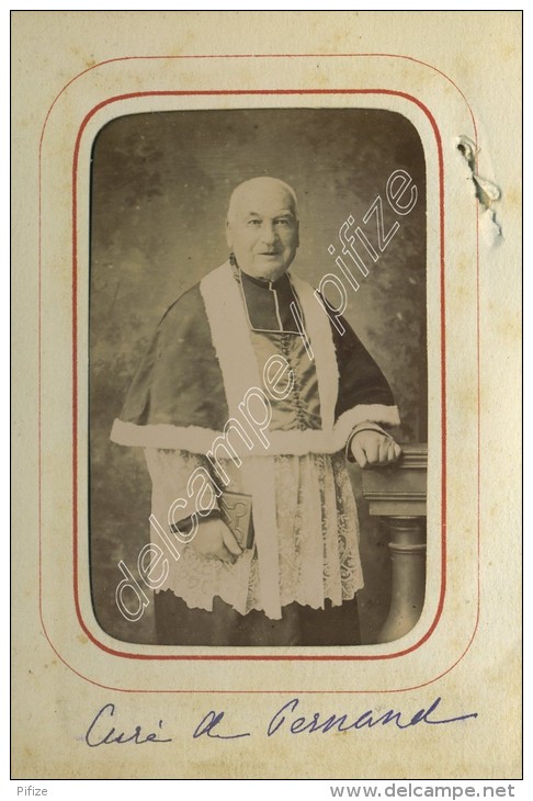 CDV 1890-1900 R. Mutin à Beaune. Curé De Pernand. - Anciennes (Av. 1900)