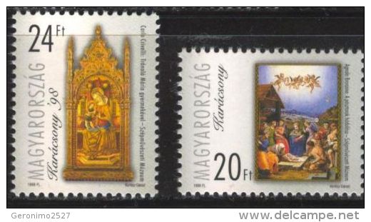 HUNGARY 1998 CULTURE Celebration CHRISTMAS - Fine Set MNH - Nuevos