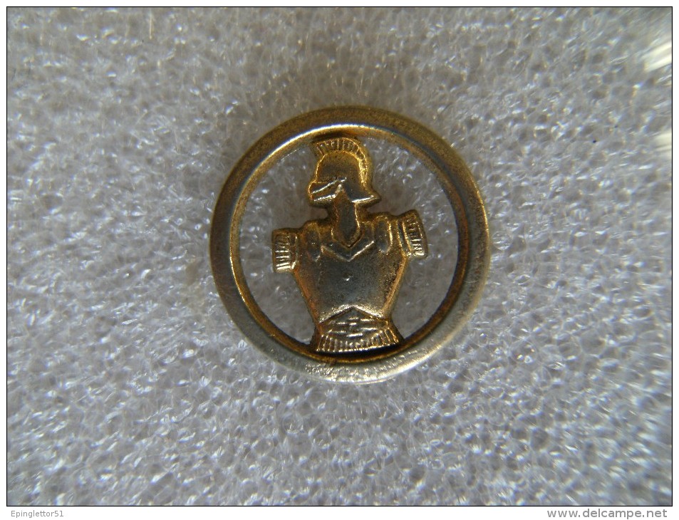 Petit Pin´s Insigne Métallique Réduction Militaria  Régiment Du Génie,métal Doré . - Army