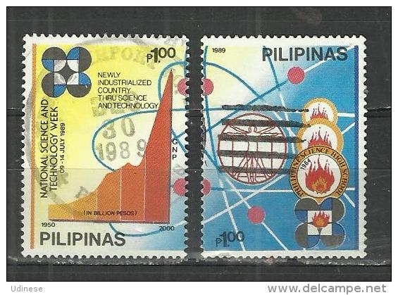 PHILIPPINES 1989 - NATIONAL SCIENCE AND TECHNOLOGY WEEK - USED OBLITERE GESTEMPELT USADO - Philippinen