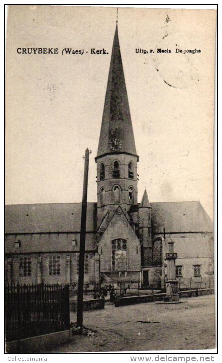 Kruibeke 4 CP     Mertensstr     Kerk      Scheldelaan       Markt - Kruibeke