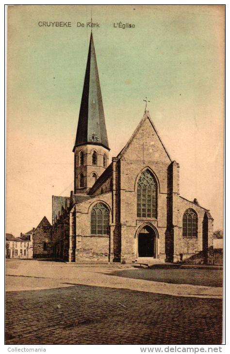 Kruibeke  3 CP  Zegelaan    Kerk    Gildestr - Kruibeke