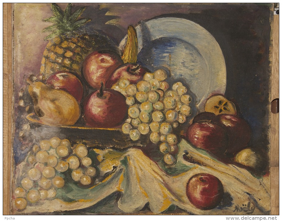 Jolie Nature Morte, Ca.1960 Signé Noély France - Radierungen