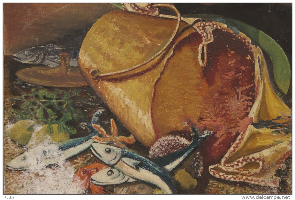 Nature Morte, Ca.1950 France - Waterverf