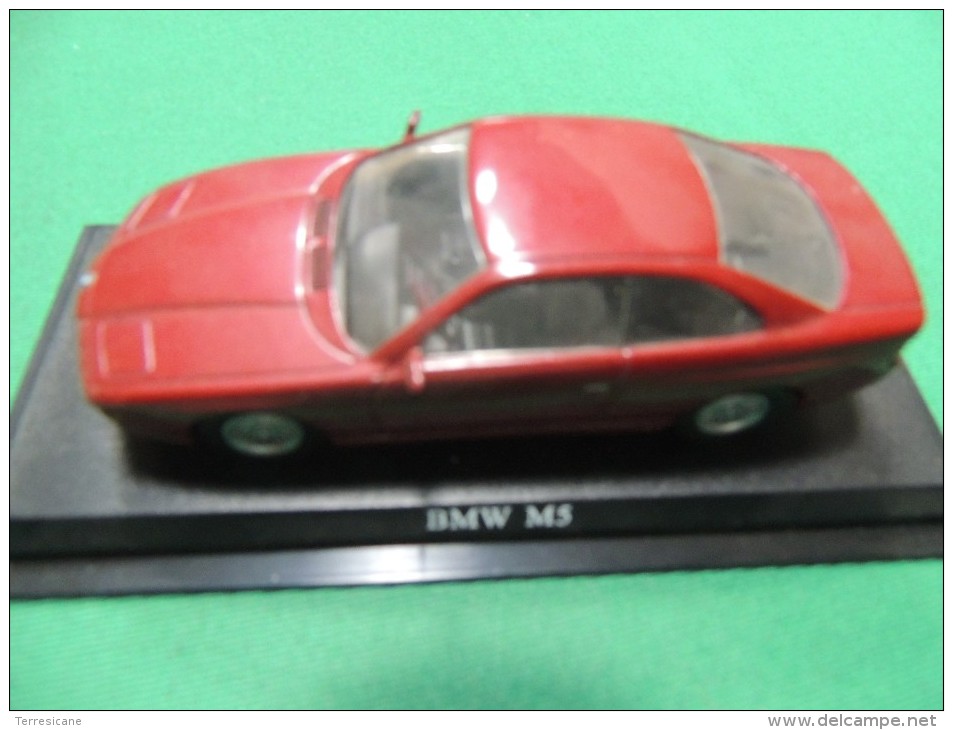 X BMW  M5 DEL PRADO CAR COLLECTIONS 1/43 BASETTA DEDICATA NO BOX - Altri & Non Classificati