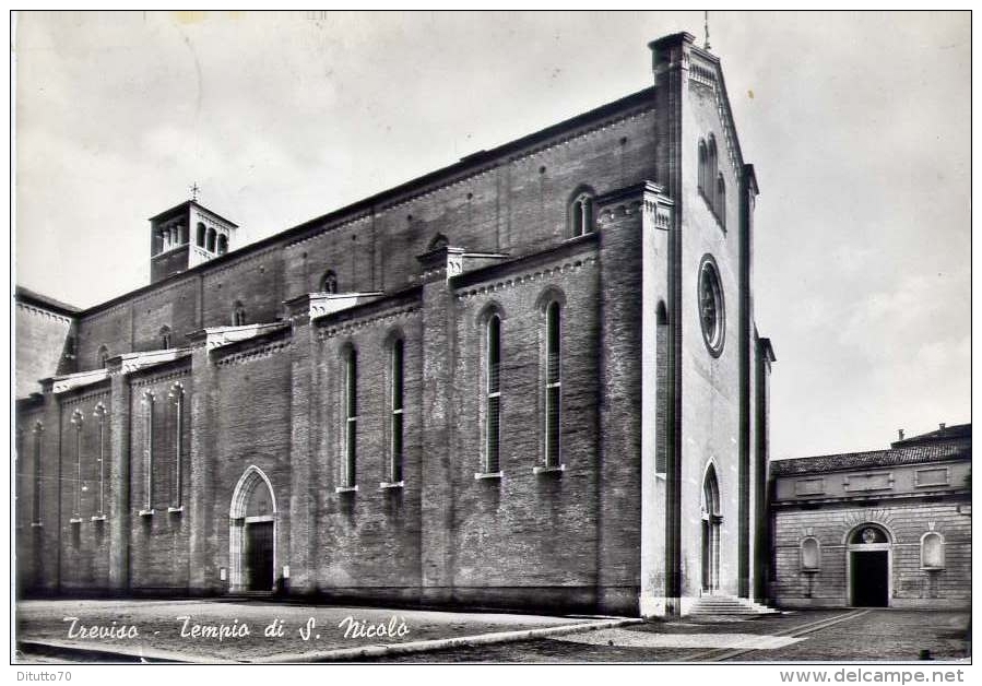 Treviso - Tempio Di S.nicola - 50000 - Formato Grande Viaggiata - Treviso