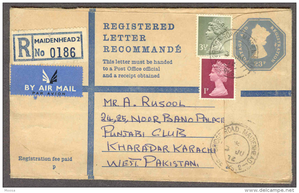 USED COVER  (AS SCAN) - Stamped Stationery, Airletters & Aerogrammes