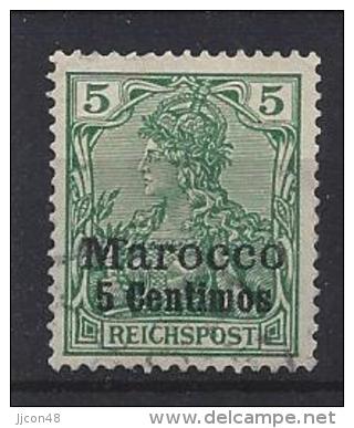 Germany (Morocco) 1900  (o) Mi.8 I - Morocco (offices)