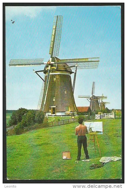 LEIDSCHENDAM Driegang Van De Driemanspolder Stepwise Pumping-mills 1985 - Leidschendam