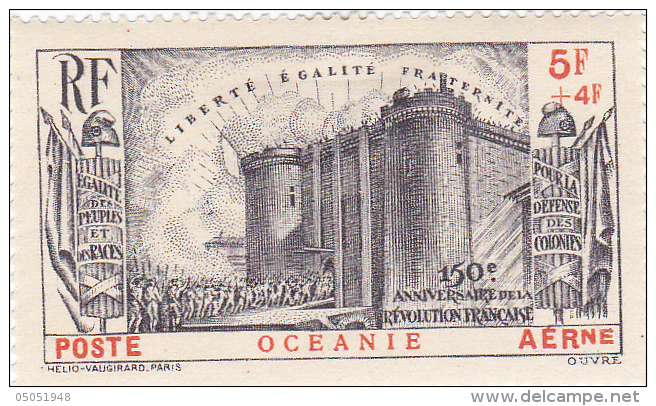 2  Révolution   Avec Charniére (100) - Poste Aérienne