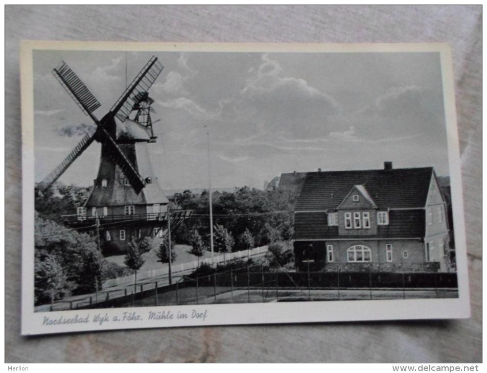 Wyk Auf Föhr - Mühle  Im Dorf    Moulin Mill  Molen  D122198 - Föhr