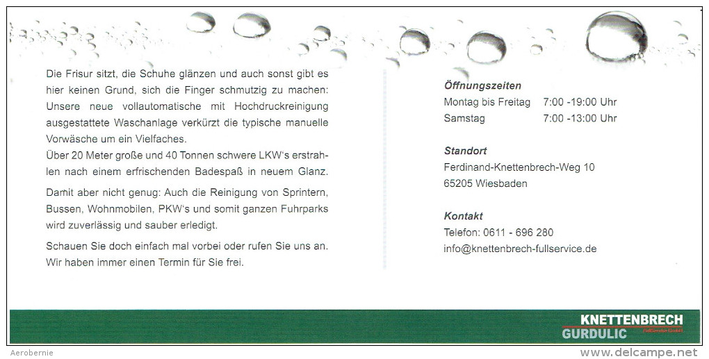 Werbekarte Knettenbrech Gurdulic / LKW-Waschanlage (mit MAN LKW) - Trucks, Vans &  Lorries