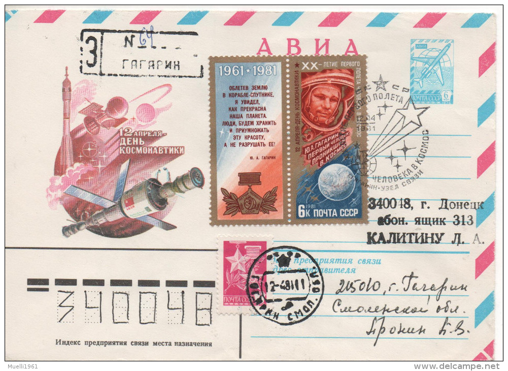 Brief, Russland, Luftpost - Covers & Documents