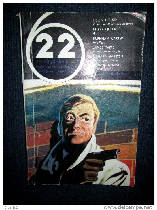 "22" (VINGT DEUX VOILA Les 6 MEILLEURES HISTOIRES POLICIERES)#4 Polar Policier NIELSEN QUEEN CARTER YAFFE MARSTEN 1958 ! - Arthème Fayard - Autres