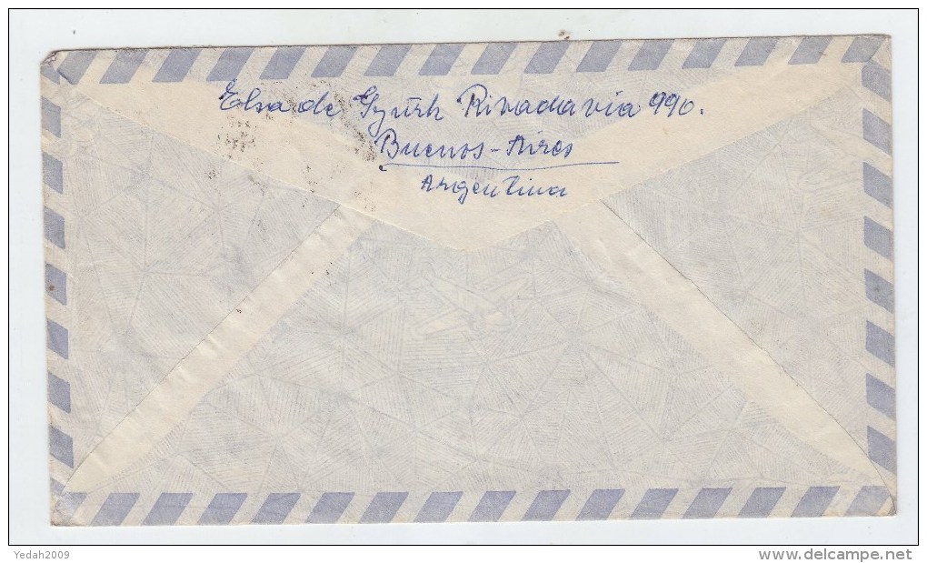 Argentina/Hungary AIRMAIL COVER 1961 - Poste Aérienne