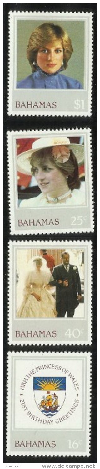 Bahamas 1982 21st Birthday Princess Of Wales MNH - Bahamas (1973-...)