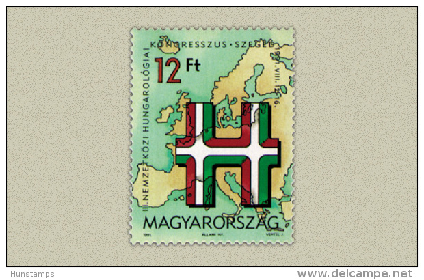 Hungary 1991. Hungarologia Congress Stamp MNH (**) Michel: 4156 / 1.20 EUR - Neufs