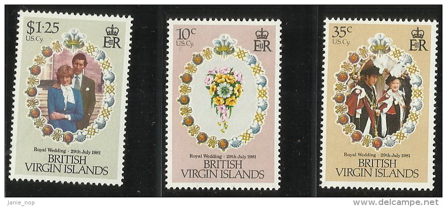 British Virgin Islands 1981 Royal Wedding MNH - British Virgin Islands