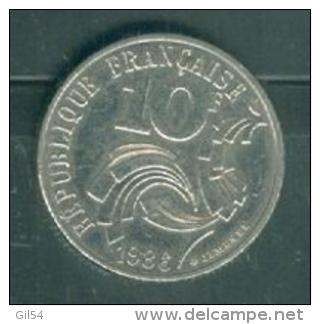 10 Francs Jimenez 1986  - Pia8812 - 10 Francs