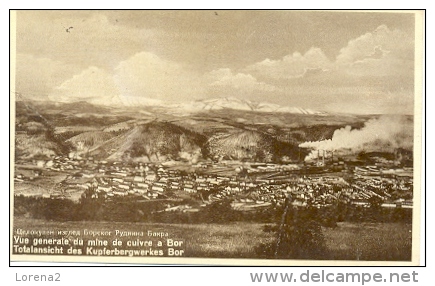 7-3ay45. Postal Yugoslavia. Vista General De La Mina De Cobre En Bor - Yugoslavia