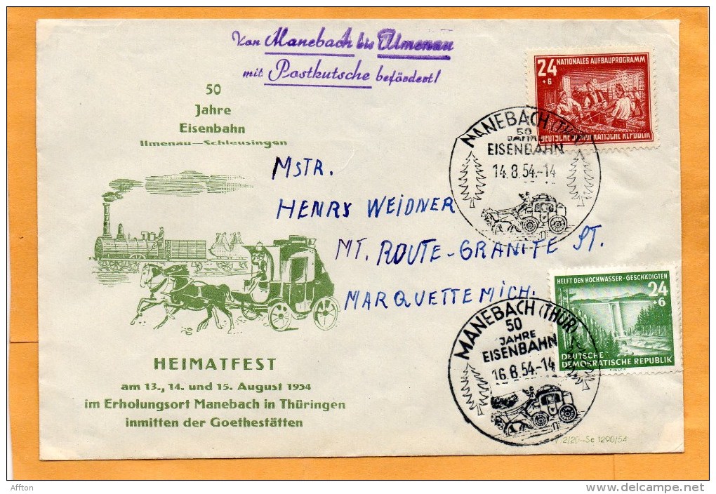 DDR 1954 FDC - Sonstige & Ohne Zuordnung